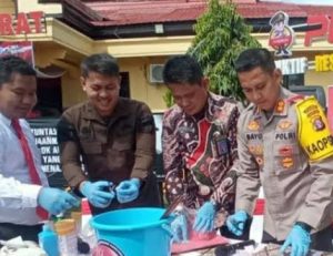 Duh! 5 Kg Sabu Dimusnakan Oleh Polres Kotawaringin Barat