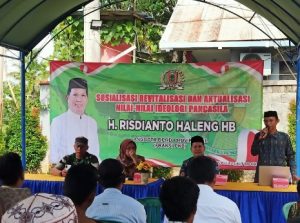 Anggota DPRD Kalsel, H Risdianto Haleng Gelar Sosialisasi Empat Pilar di Kecamatan Sigam Kotabaru