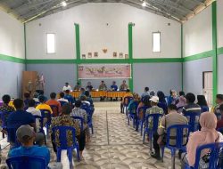 Jumat Curhat Kapolres Pulang Pisau Dengarkan Keluh Kesah Masyarakat Desa Tahai Baru.