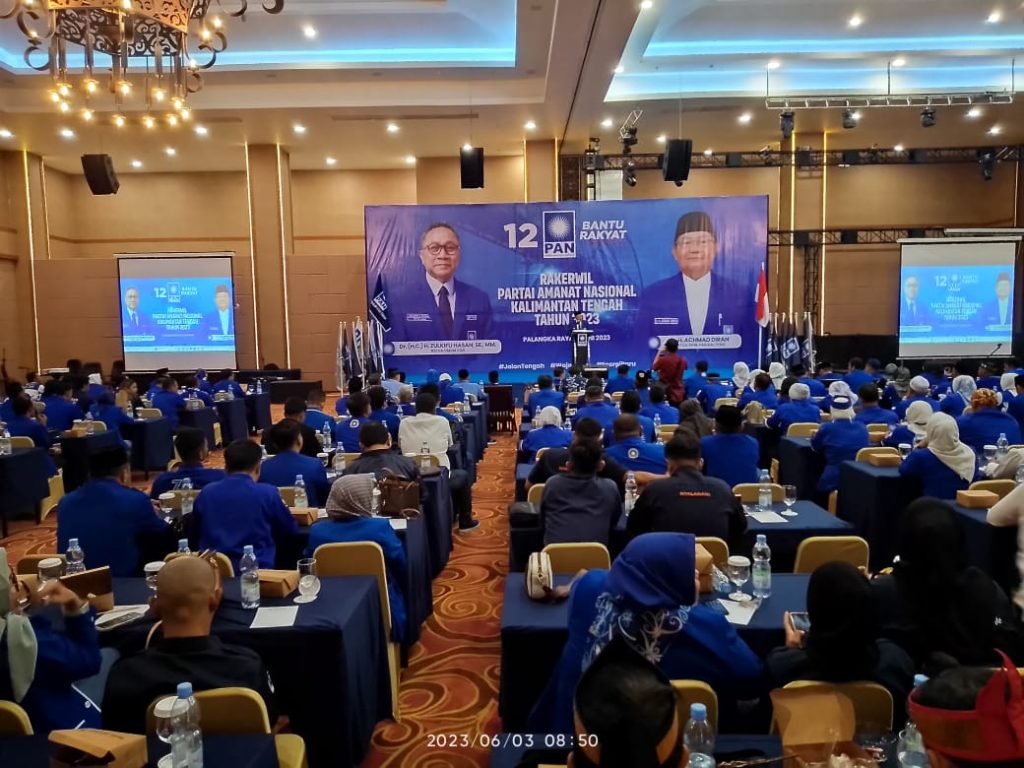 Jelang Pileg 2024, DPW PAN Kalteng Gelar Rakerwil 