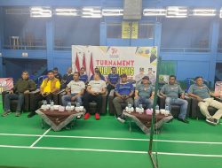 Bulu Tangkis Kapolres Cup Kotabaru Resmi Dibuka Wakapolres Kompol Agus Rusdi Sukandar