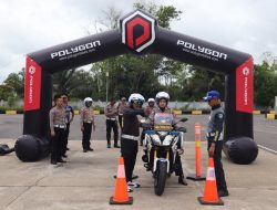 Meriahkan Hari Bhayangkara Ke-77 2023, Ditlantas Polda Kalteng Gelar Lomba Safety Riding