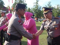Kapolda Kalteng Pimpin Upacara Kenaikan Pangkat 566 Personel