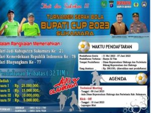 Turnamen Sepakbola Bupati Cup Sukamara Akan Bergulir 13 Juni 2023