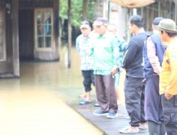 BPBD Tanbu Pantau Situasi Daerah Rawan Banjir di Kusan Hulu