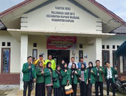 Pemdes Palingkau Asri Sambut Kedatangan Mahasiswa KKN IAIN Palangkaraya