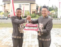Suprise, Kapolres Pulang Pisau dan Kapuas Dapat Kue Ulang Tahun Dari Dandim Kuala Kapuas