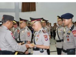 Kapolda Kalteng Pimpin Sertijab Empat Pejabat Utama