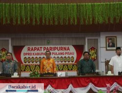 Sekda Tony Harisinta Hadiri Paripurna DPRD Pulang Pisau