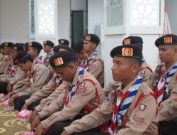 Puluhan Kontingen Pramuka di Tanbu Siap Ikuti Kemah Bela Negara di Taman Kiram