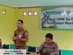 Kecamatan Mentewe Luncurkan Aplikasi ‘UMK Go Digital’