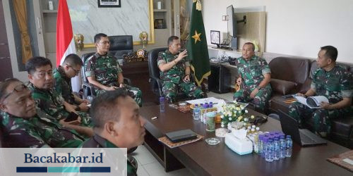 Danrem 102 Panju Panjang Terima Kunjungan Tim Mabesad Tinjau Kesiapan Pembentukan Kodam di Kalteng