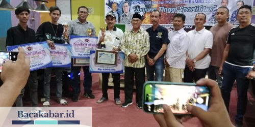 Wabup H. Rusli Hadiri Penutupan Turnamen Biliar PWI Tanbu