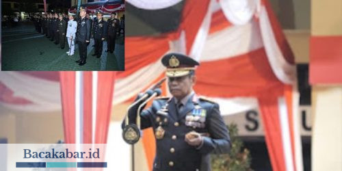 Sambut HUT RI ke-78, Kapolda Kalsel Pimpin Upacara Taptu