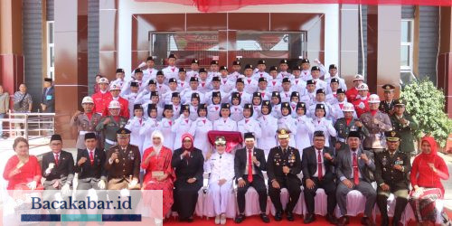 Bupati Pulang Pisau Pimpin Upacara Peringatan Detik-Detik Proklamasi RI ke -78