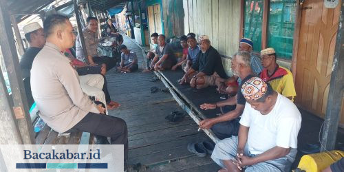 Polsek Pulau Laut Utara Gelar Giat SIKOBA NGOBRAS di Desa Rampa