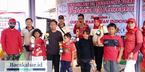 Warga Belitung Utara Meriahkan HUT Kemerdekaan RI Ke-78 Bersama SWI Kalsel