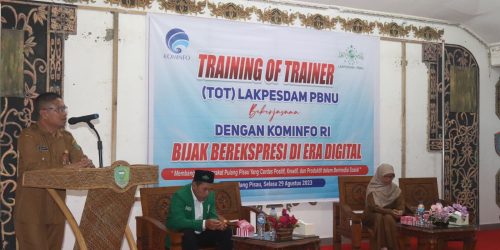 Kominfo Bersama PCNU Pulang Pisau Gelar Training of Trainer