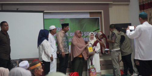 Dinas Sosial Tanbu Serahkan Bantuan Atensi Bagi Disabilitas