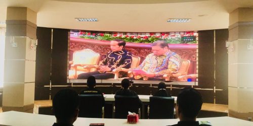 Pemerintah Kabupaten Tanbu Ikuti Rakornas Pengendalian Inflasi Secara Virtual