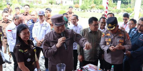 Kejari Pulpis Musnahkan Barbuk Perkara Yang Inkrah