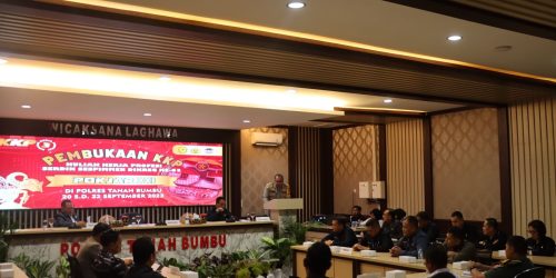 Polres Tanbu Gelar Dialog Sespim Sambut Pesta Demokrasi