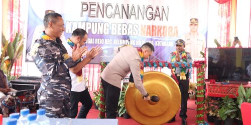 Polres Kotabaru Canangkan Kampung Bebas Narkoba