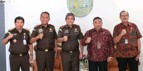 Ketua Pengadilan Tinggi Palangka Raya Baru Dilantik Kunjungi Kejati Kalteng