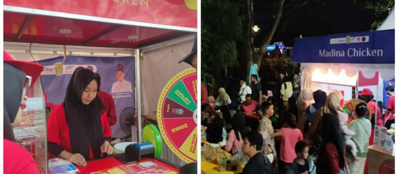 Madina Chiken, Turut Ramaikan Pasar UMKM Harjad Banjarmasin