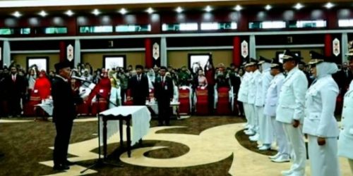 Gubernur Lantik Pj Walikota dan Pj Bupati Se Kalimantan Tengah