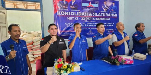 Sekum Demokrat Kalteng Kunjungi Sukamara