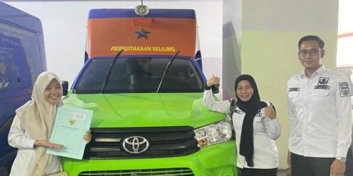 Tanbu Terima Bantuan Mobil Perpustakaan Keliling dari Pemerintah Pusat