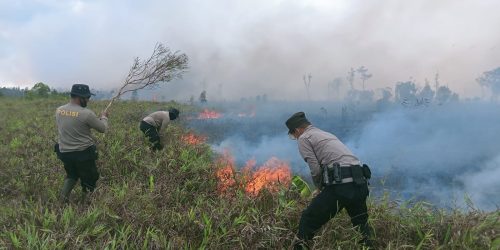 Langkah Tegas Kapolres Sukamara dalam Penanganan Karhutla