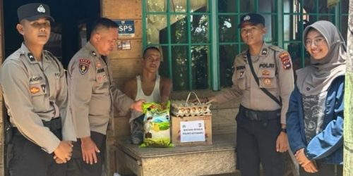 Bintara Remaja Polres Kotabaru Bantu Lansia dan Penyandang Disabilitas