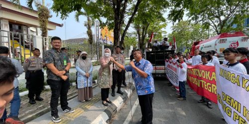 Sikapi Isu Proyek Strategis Nasional Rempang, Massa KAKI Kalsel Gelar Aksi Unjuk Rasa Damai
