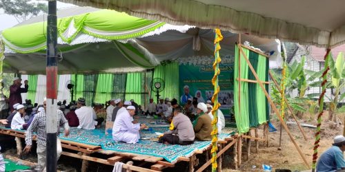 Ribuan Warga Hadiri Peringatan Maulid Nabi Muhammad SAW di Desa Tatah Mesjid