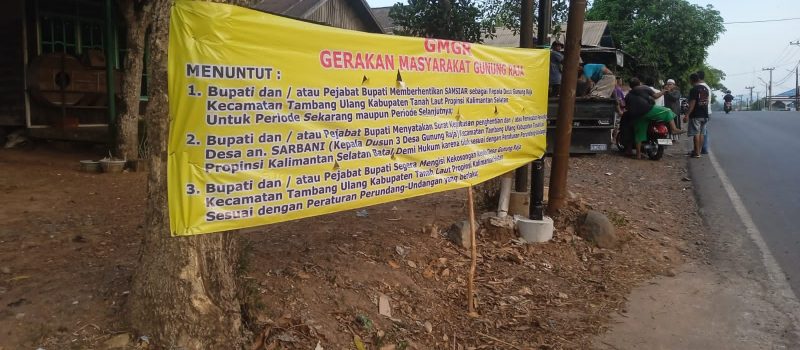 Terkuak! Ini Pemicu Warga Gunung Raja Ingin Kadesnya Dicopot