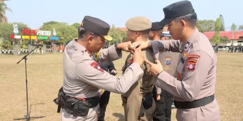 Amankan Pemilu 2024, Polda Kalteng Gelar Pasukan operasi Mantap Brata Telabang