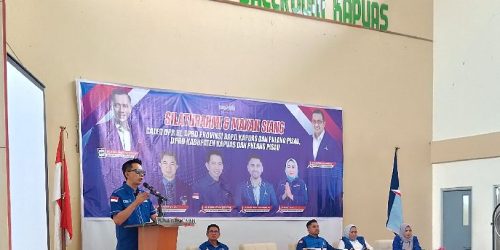 Maju ke DPR RI, Nadalsyah Silaturahmi dengan Warga Kapuas dan Pulpis
