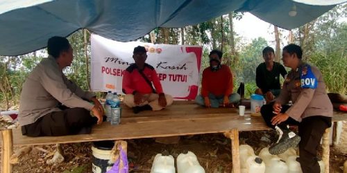 Pererat Hubungan Masyarakat, Polsek Patangkep Tutui Gelar ‘Minggu Kasih’