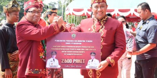 Terima Hibah Pemprov Kalteng, Pj Bupati Kapuas Sampaikan Apresiasi dan Ungkapan Syukur