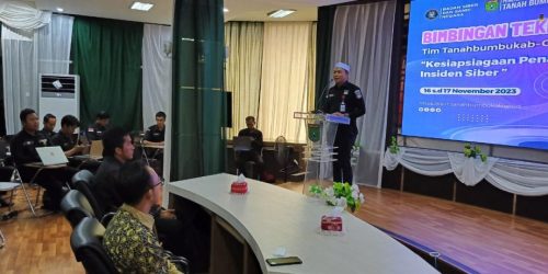 Meningkatkan Keamanan Siber, Diskominfo SP Tanah Bumbu Gelar Bimtek