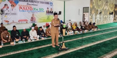 Sosialisasi PAUD ke SD Dibuka Secara Meriah oleh Bupati Tanbu