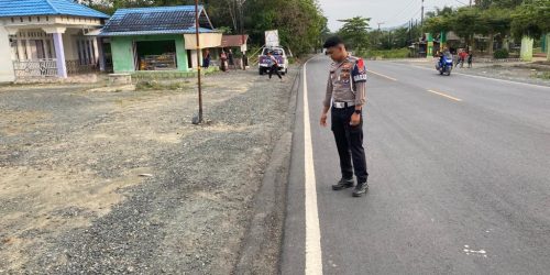 Diduga Mengantuk, Pemotor di Tanbu Jatuh Tak Sadarkan Diri