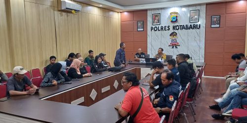 Perkuat Kemitraan, Polres Kotabaru Gelar Silaturahmi Dengan Awak Media