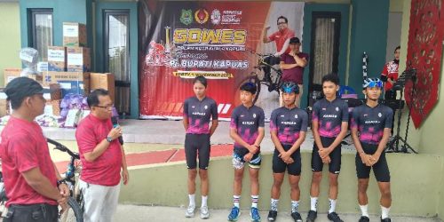 Ratusan Pesepeda Gowes Bareng Pj Bupati Kapuas