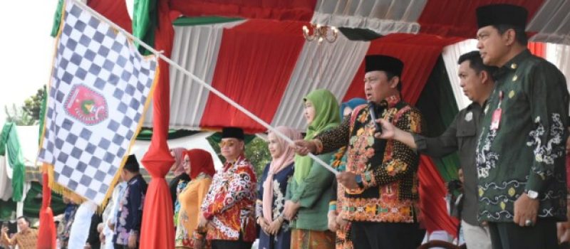 Wagub Kalteng Hadiri dan Lepas Peserta Pawai Ta’aruf 