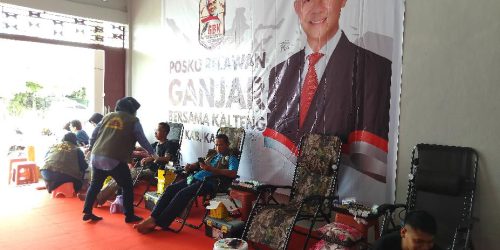 Relawan GBK Gelar Donor Darah Bagi Masyarakat Kapuas