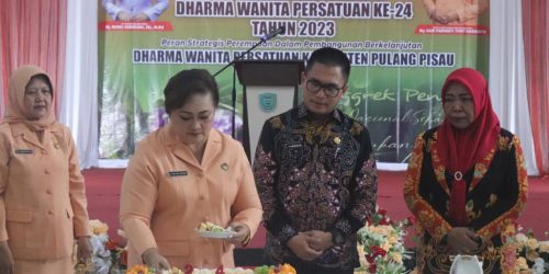 Dharma Wanita Kabupaten Pulang Pisau Gelar Peringatan HUT DWP Ke-24