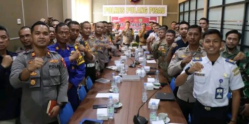 Polres Pulang Pisau dan Forkopimda Gelar Rakor Pengamanan Nataru